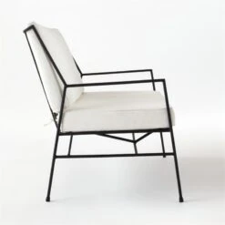 Pavilion Outdoor Sofa With Ivory Sunbrella ® Cushions Model 6490 -Cb2 Pavilion6490IvorySofaSDSSS21