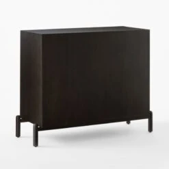 Perch Lacquered Linen File Cabinet -Cb2 PerchFileCredenza3QBSSS23