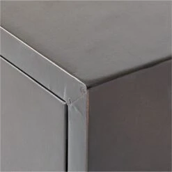 Petro Metal Clad Console Table 60" 13 Petro Metal Clad Console Table 60" -Cb2 Petro60inMtlConsoleTableAVSSF22