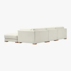 Piazza 4-Piece Modular White Linen Sectional Sofa 7 Piazza 4-Piece Modular White Linen Sectional Sofa -Cb2 PiazzaSnow4PcModSect3QBF19