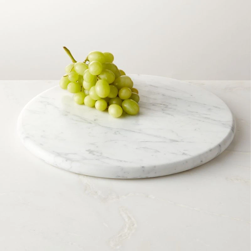Piero Round Marble Serving Platter 2 Piero Round Marble Serving Platter - Image 2