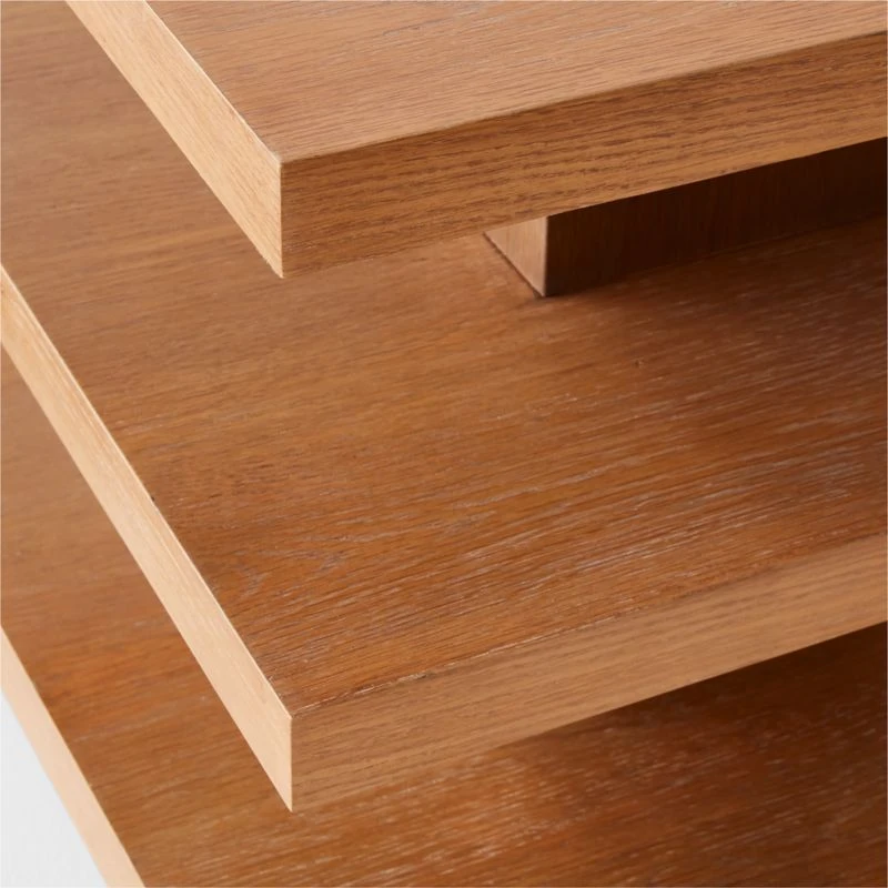 Pila Wood Tiered Side Table 4 Pila Wood Tiered Side Table - Image 4