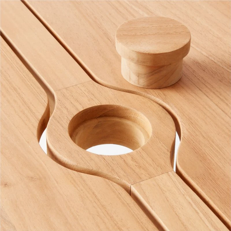 Pinet Teak Outdoor Dining Table 12' 8 Pinet Teak Outdoor Dining Table 12' - Image 8