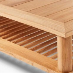 Pinet Teak Outdoor Coffee Table -Cb2 PinetTeakCoffeeTableAVSSS23