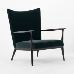 Pull-Up Slate Velvet Lounge Chair Model 1321 8 Pull-Up Slate Velvet Lounge Chair Model 1321 -Cb2 PullUpSlateVlvtChair3QSSF22