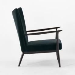 Pull-Up Slate Velvet Lounge Chair Model 1321 9 Pull-Up Slate Velvet Lounge Chair Model 1321 -Cb2 PullUpSlateVlvtChairSDSSF22