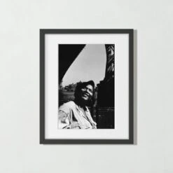 'Queen Latifah, 1991' Photographic Print In Black Frame 17.75"x21.75"