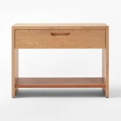 Ranch Oak Nightstand With Drawer -Cb2 RanchNightstandSOSSS22