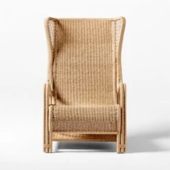 Remo Rattan Wingback Outdoor Lounge Chair 17 Remo Rattan Wingback Outdoor Lounge Chair -Cb2 RemoWingBackChairSOSSS23