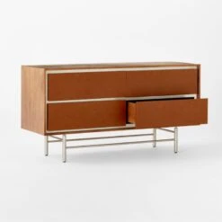 Renwick Mango Wood 4-Drawer Dresser -Cb2 RenwickDresser3QAVSSF22