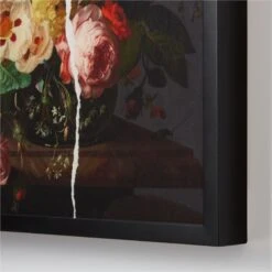 'Ripped Flowers I' Framed Acrylic Painting By George Glass 16''x20'' 6 'Ripped Flowers I' Framed Acrylic Painting By George Glass 16''x20'' -Cb2 RippedFlowersI16X20ROF23