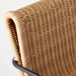 Rizo Faux Rattan Dining Armchair Chair Set Of 4 13 Rizo Faux Rattan Dining Armchair Chair Set Of 4 -Cb2 RizoDiningChairAVSSS21 1