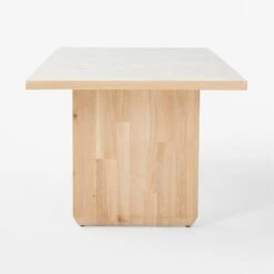 Rocca Rectanugular Stone Dining Table -Cb2 RoccaDiningTableSDSSF23