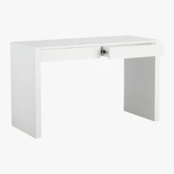 Runway 2-Drawer White Lacquered Wood Desk -Cb2 RunwayDesk3QAVF15
