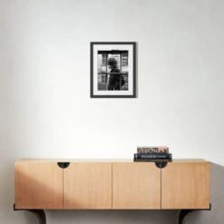 'Bob Dylan, 1966' Photographic Print In Black Frame 17.5"x21.5" 8 'Bob Dylan, 1966' Photographic Print In Black Frame 17.5"x21.5" -Cb2 SEBobDylanBlk17p5x21p5S22 3D