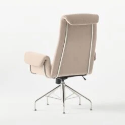 Saviti Bone Velvet Office Chair -Cb2 SavitiChair3QBSSF21