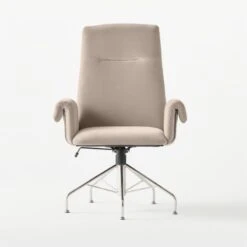 Saviti Bone Velvet Office Chair -Cb2 SavitiChairSOSSF21