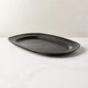Sculpt Terracotta Large Black Platter