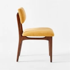 Selby Canary Upholstered Dining Chair -Cb2 SelbyCanaryDiningChairSDSSS22