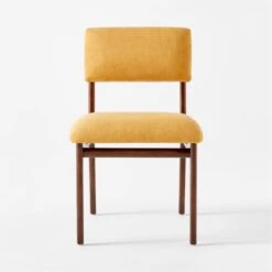 Selby Canary Upholstered Dining Chair -Cb2 SelbyCanaryDiningChairSOSSS22