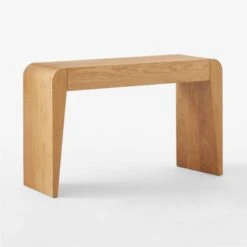 Selena Wood Vanity Table -Cb2 SelenaOakVanity3QSSS23