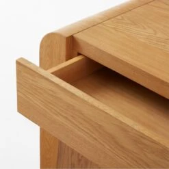 Selena Wood Vanity Table -Cb2 SelenaOakVanityAVSSS23