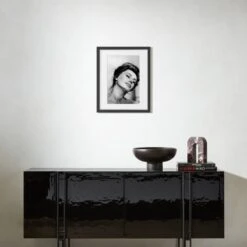 'Sophia Loren Relaxes, 1961' Photographic Print In Black Frame 17.75"x21.75" -Cb2 SophiaLorenBk17p75x21p75SHF23 3D