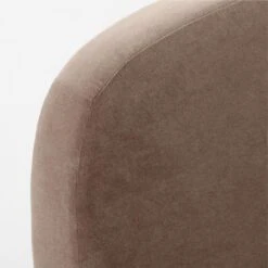 Stivale Light Brown Velvet Queen Bed -Cb2 StivaleMushroomQBedAVSSS23