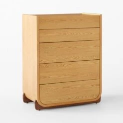 Stivale 5-Drawer Oak Dresser -Cb2 StivaleOakNWlntChest3QSSS23