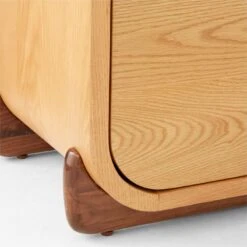 Stivale 2-Drawer Oak Nightstand -Cb2 StivaleOakNWlntNghtstndAVSSS23 1