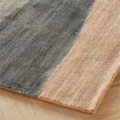 Sundown Handloomed Copper And Ivory Viscose Area Rug 5'x8' 6 Sundown Handloomed Copper And Ivory Viscose Area Rug 5'x8' -Cb2 SundownHdldVscCpprRug8x10ROS23