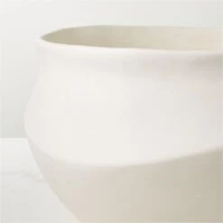 Tide White Storage Basket Small -Cb2 TideWhiteBasketSmAV2SHS23