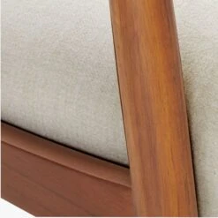 Troubadour Natural Wood Frame Chair -Cb2 TroubadourNtrlArmChairAVF19