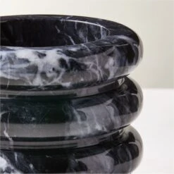Turk Black Marble Utensil Holder 9 Turk Black Marble Utensil Holder -Cb2 TurkBlkMrblUtensilHolderAV3SHF22
