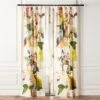 Jungle Floral Window Curtain Panel 48''x84''
