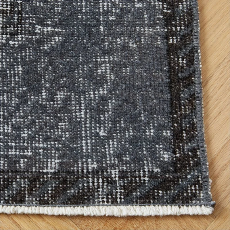 Vintage Handknotted Wool Turkish Rug 6'9"x9'7" 4 Vintage Handknotted Wool Turkish Rug 6'9"x9'7" - Image 4