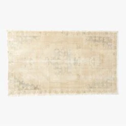 Vintage Handknotted Wool Turkish Rug 4'4"x7'1"