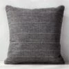 Waverly Dark Grey Outdoor Throw Pillow 23"