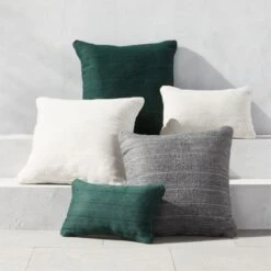 Waverly Dark Green Outdoor Throw Pillow 20''x12'' 6 Waverly Dark Green Outdoor Throw Pillow 20''x12'' -Cb2 WaverlyOutdoorPillowGroupFHS23