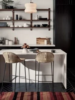 Stone Cold Marble Wine Chiller -Cb2 WhiteMarbleTopIslandJN20