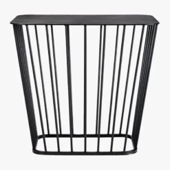 Wire Outdoor Side Table Cover 7 Wire Outdoor Side Table Cover -Cb2 WireSideTableBlackS18