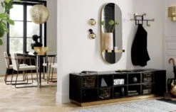 Judy Black Bust Sculpture -Cb2 oberlinfauxcrocentrybenchJN17