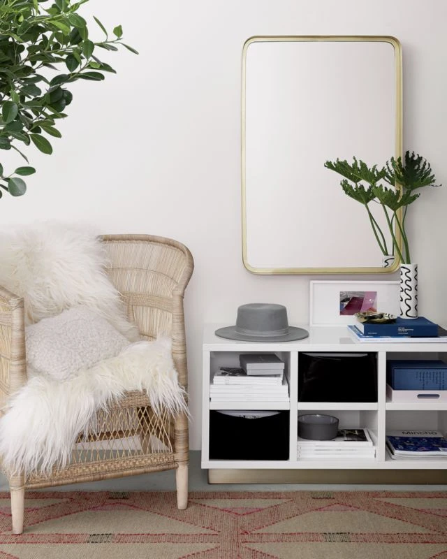 Toodle White Wool Throw Pillow With Down-Alternative Insert 18"x12" 4 Toodle White Wool Throw Pillow With Down-Alternative Insert 18"x12" - Image 4